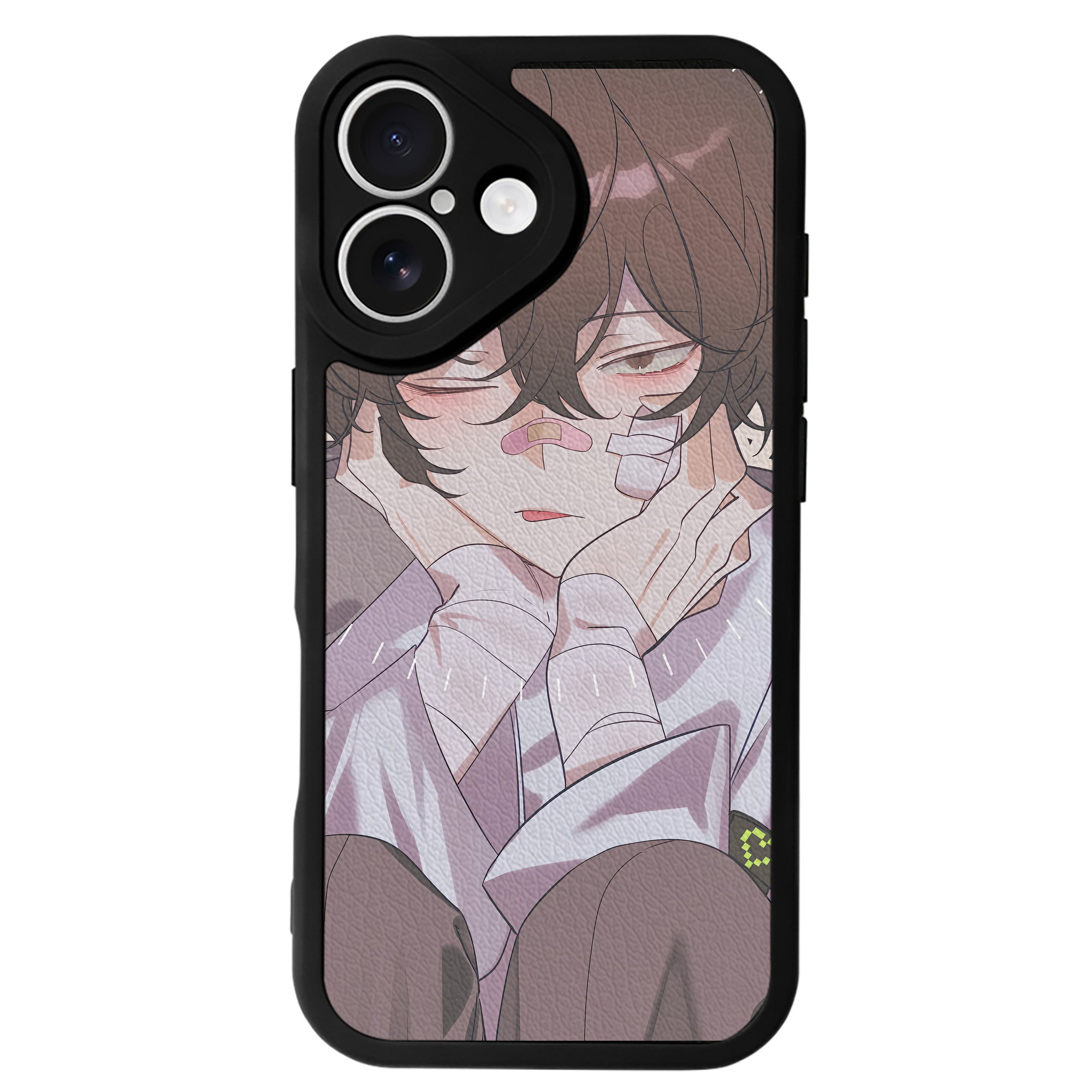 （画像用） 文豪ストレイドッグス Bungo Stray Dogs 【iPhone 16シリーズ対応】シリコンスマホケース（レザー調） 材質：シリコン